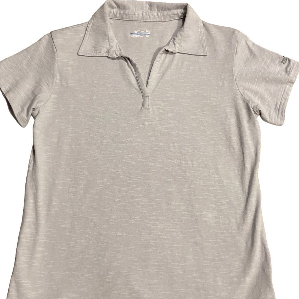Columbia Grey Short Sleeve Polo - Picture 6 of 6